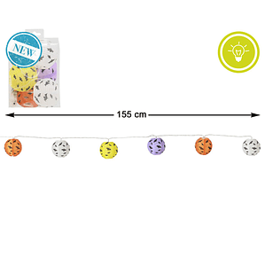 Guirnalda Halloween 6 Piezas Multicolor Decorativa