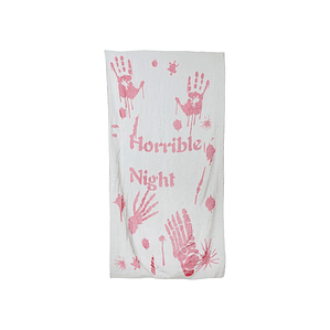 Decoración Halloween HORRIBLE NIGHT 150x78 cm Sangrienta