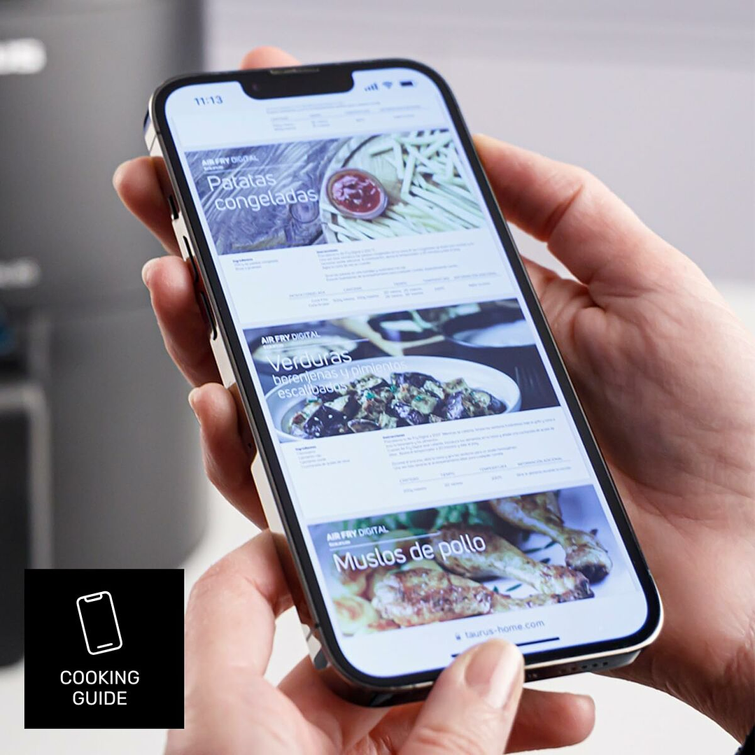 Freidora de Aire Taurus AIR FRY 360XL 8 L 2100 W Negra 3