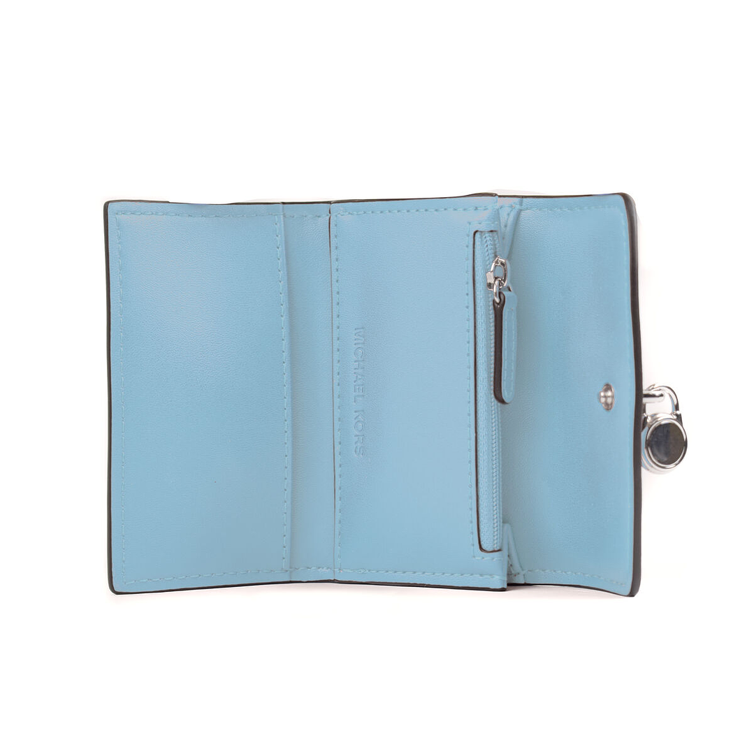 Cartera Mujer Michael Kors Lyra Azul Piel 11 cm 4