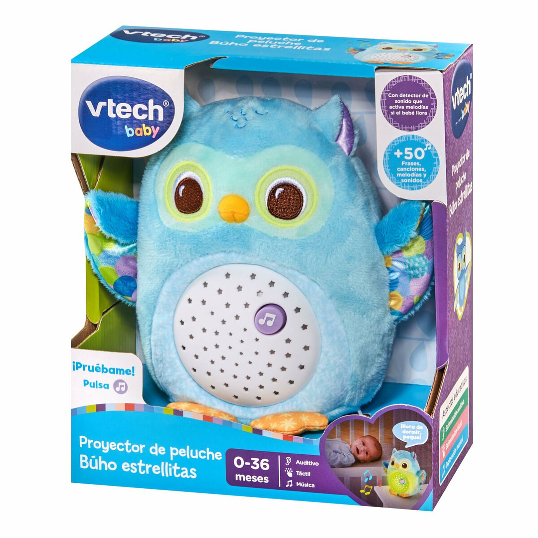Móvil Proyector VTech Búho Bebé 18,8 cm con Luz y Música 3