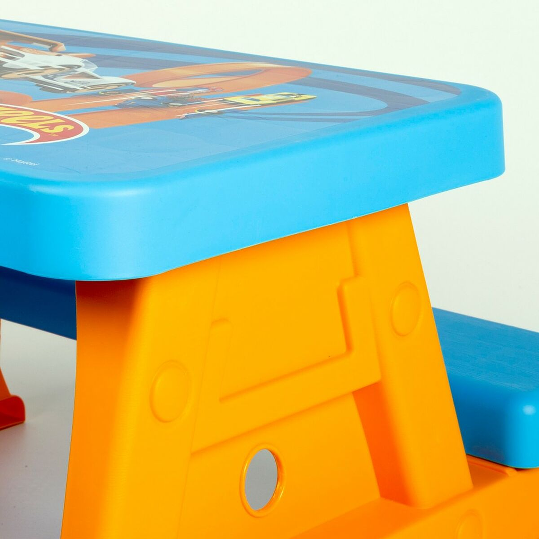 Mesa Infantil Hot Wheels con Pongotodo Azul Naranja 69 cm 3