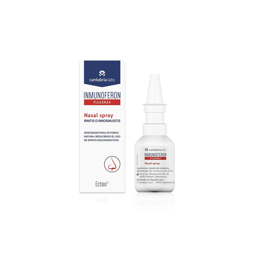 Aspirador Nasal Inmunoferon Flulenza Alivio Natural Rinitis 1