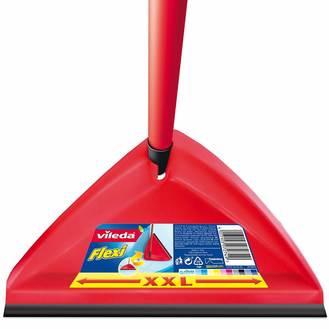 Recogedor Plegable Vileda Flexi Rojo – Ligero y Práctico 2