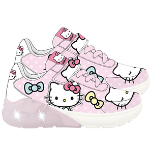 Zapatillas Infantiles Hello Kitty Rosa Talla 29 – Cómodas con Luces LED