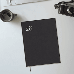 Agenda Finocam DYNAMIC MILANO Negro 2026 – Formato Grande Profesional
