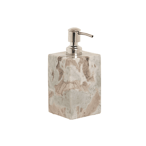 Dispensador de Jabón ESPRIT Mármol Blanco Marrón – Diseño Moderno