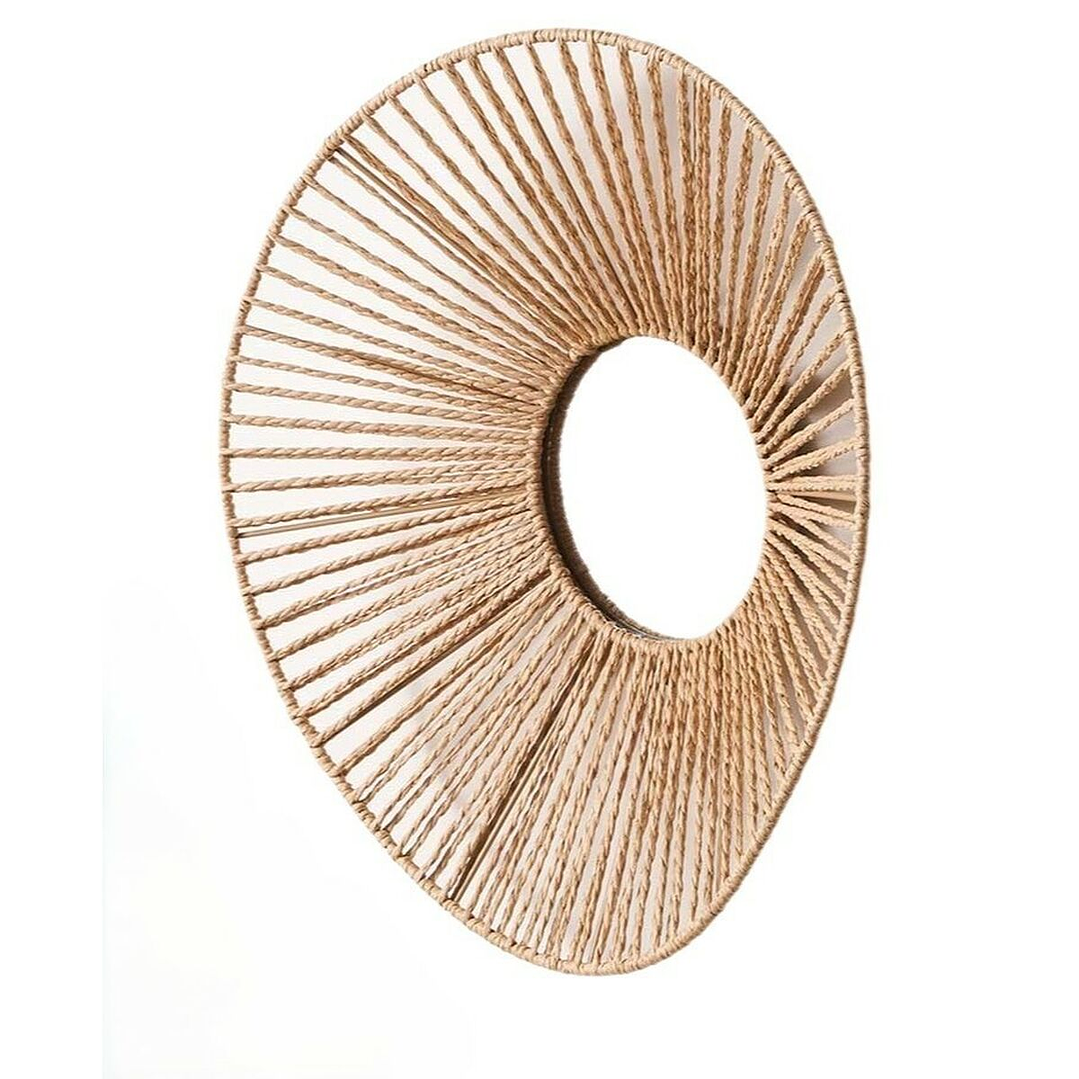 Espejo de Pared Ovalado Gift Decor Natural – Pack 4 Unidades Decorativas 2