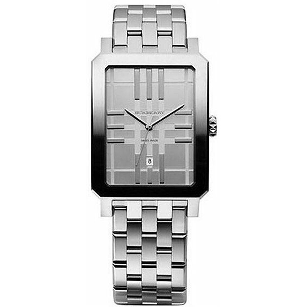 Reloj Hombre Burberry BU1900 35 mm – Diseño Suizo en Acero Gris 1