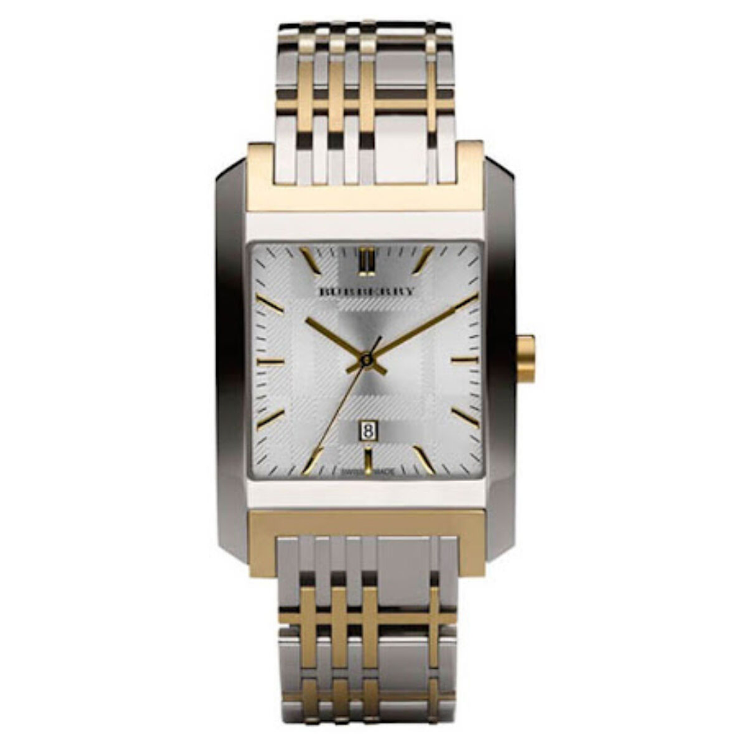 Reloj Hombre Burberry BU1569 33 mm – Elegancia Suiza en Acero Blanco 1