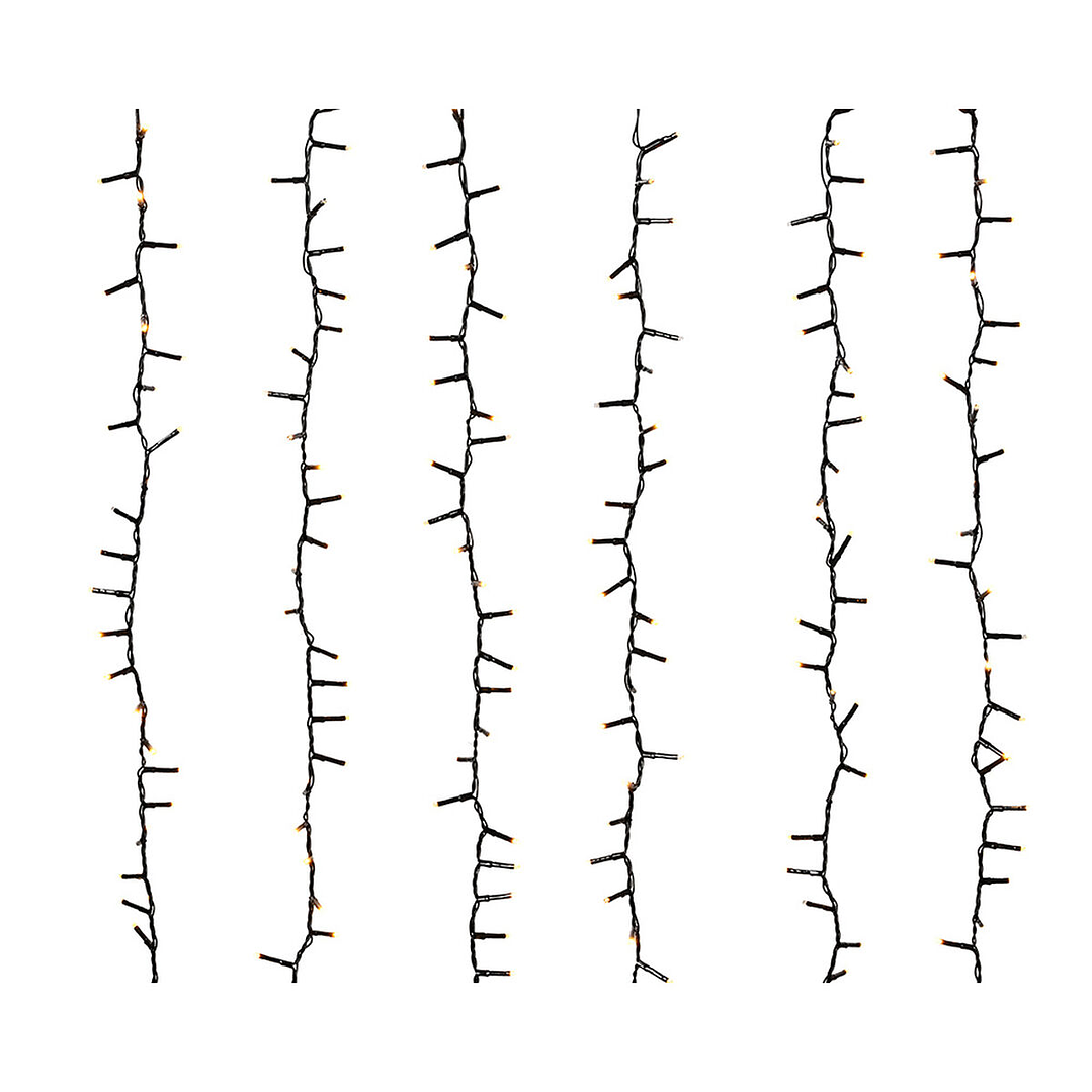 Cortina de Luces LED Lumineo 2 m – Decoración Exterior con Efecto Cascada 2