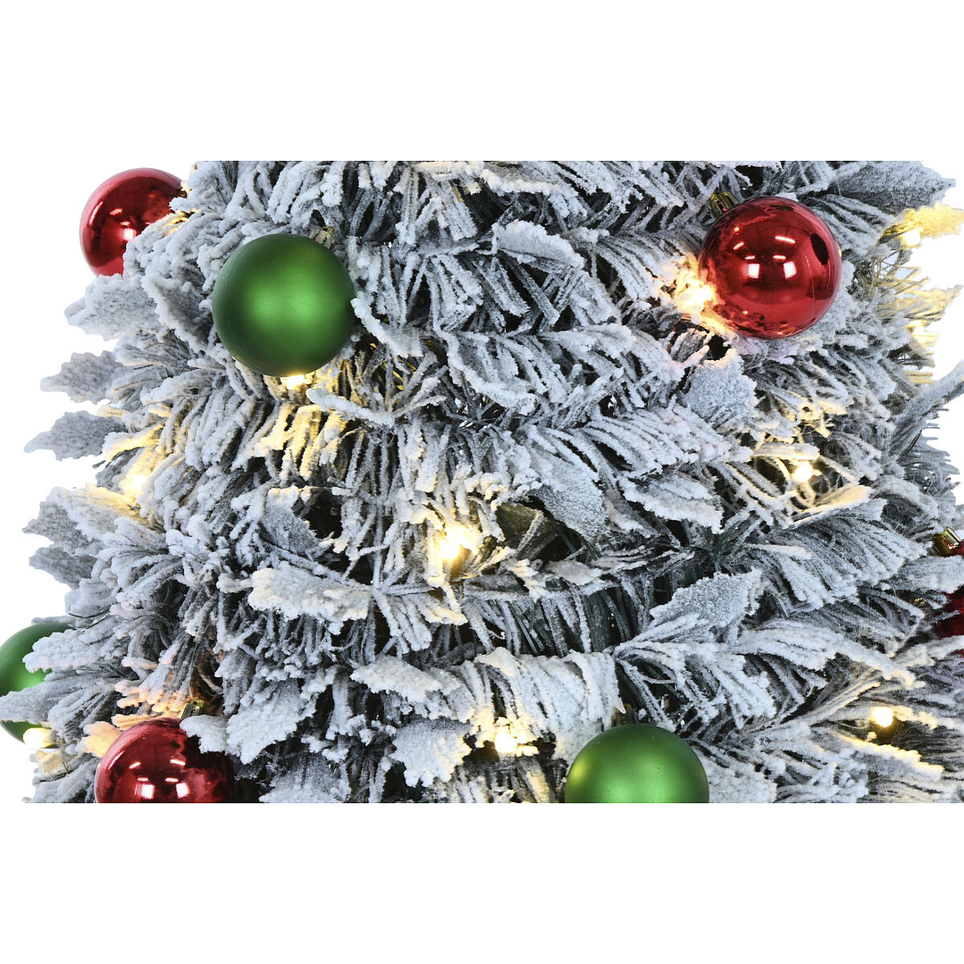 Árbol de Navidad Home ESPRIT 150 cm Nevado con Luz LED 2