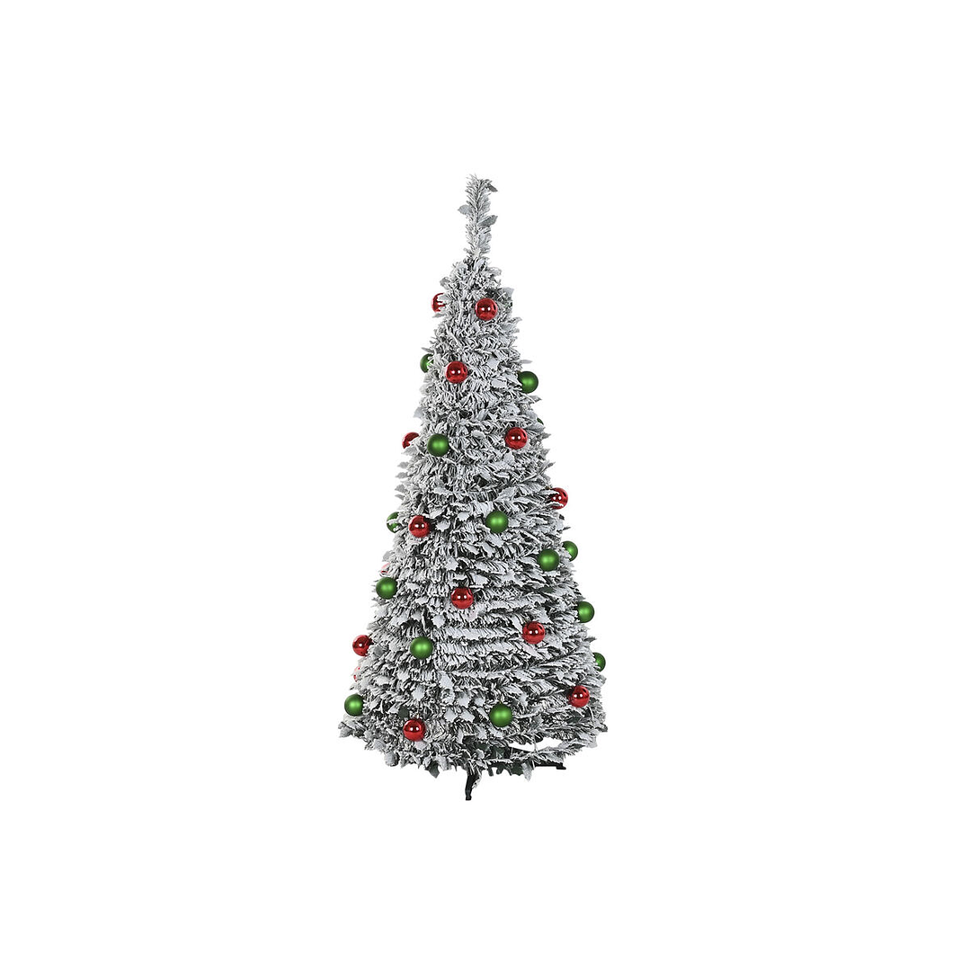 Árbol de Navidad Home ESPRIT 150 cm Nevado con Luz LED 1