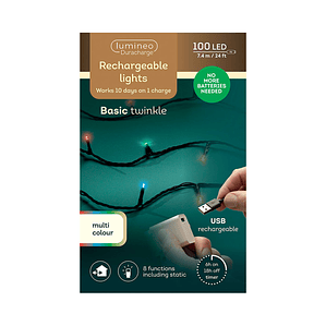 Guirnalda de Luces LED Lumineo IP44 con 8 Funciones