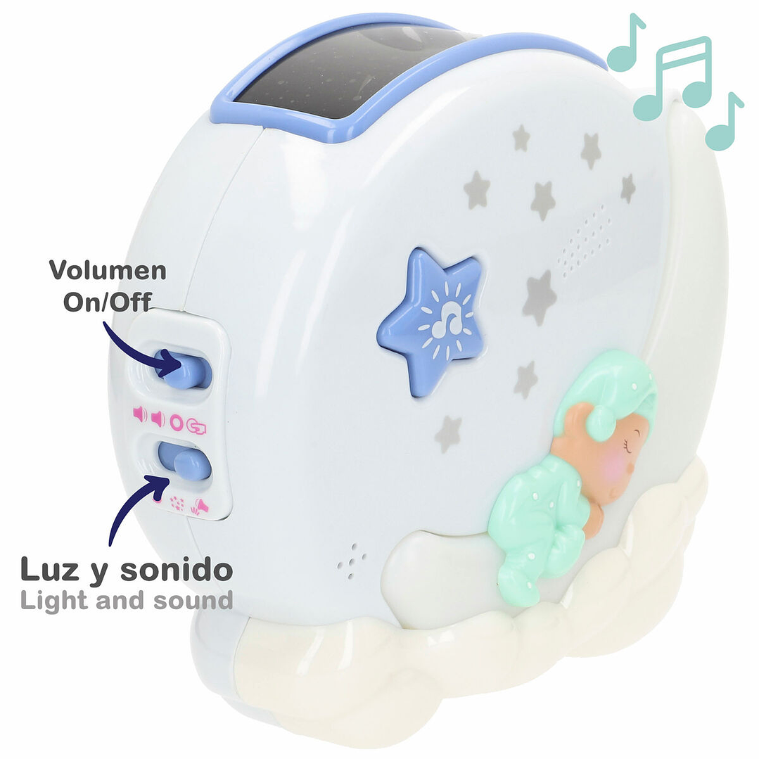 Proyector Musical PlayGo Multicolor Portátil Luz Nocturna Bebé 3