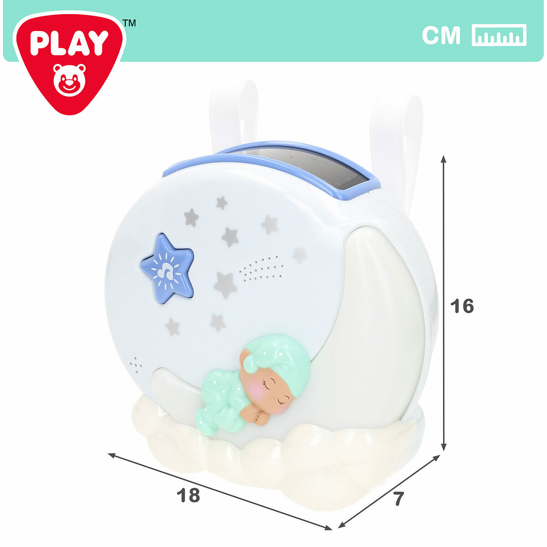 Proyector Musical PlayGo Multicolor Portátil Luz Nocturna Bebé 4