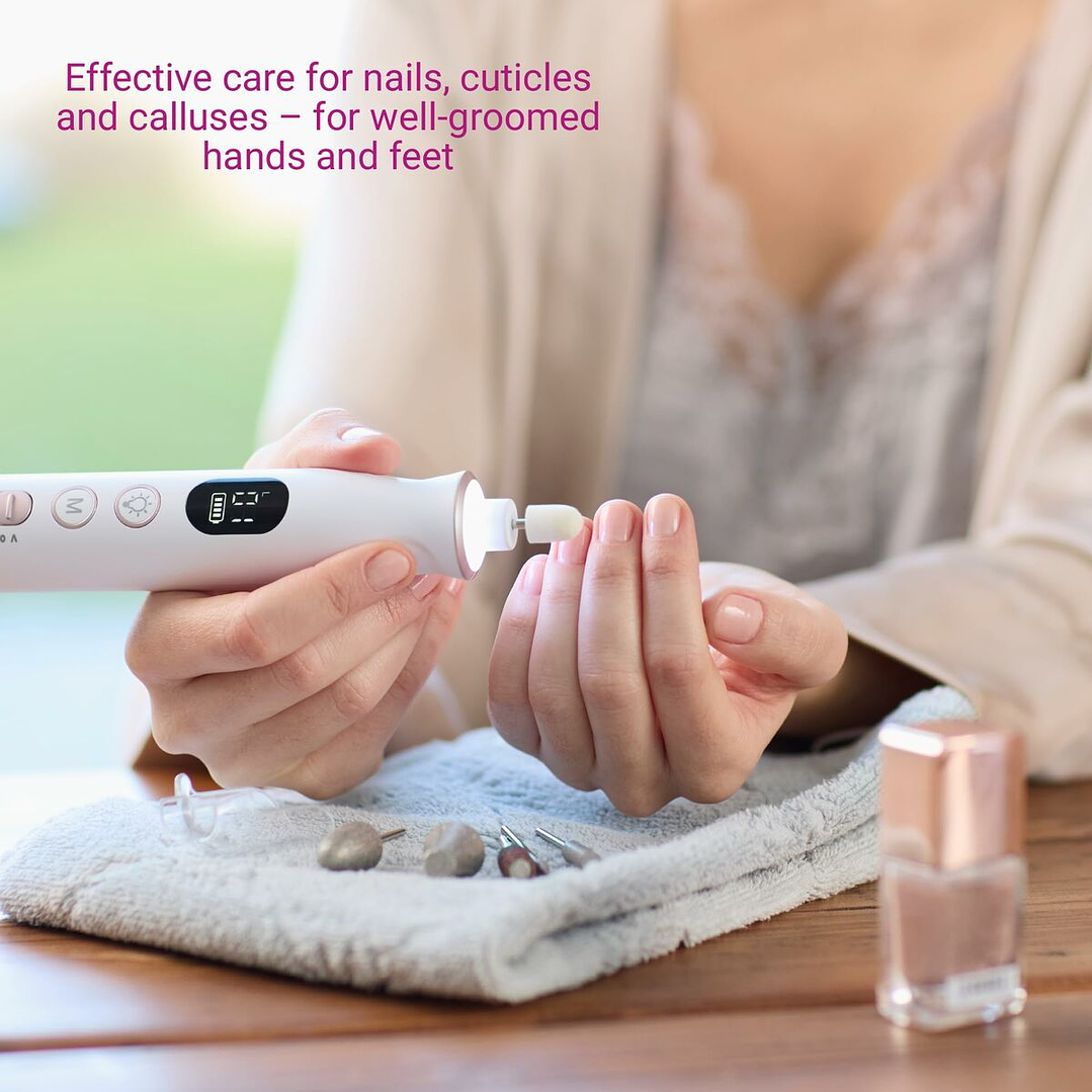 Set Manicura Medisana MP 940 Inalámbrico Blanco 10 Accesorios 2