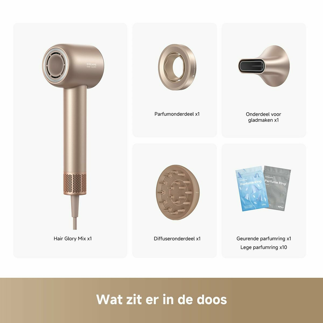 Secador Dreame Glory Mix 1600 W Oro Rosado 10