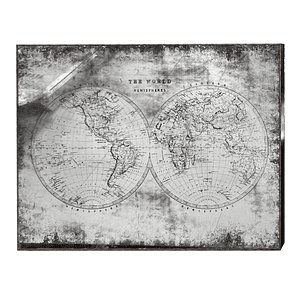 Cuadro pared Home ESPRIT Negro Dorado 90x60 Vintage