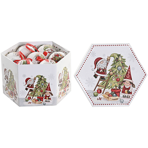 Bolas Navidad Home ESPRIT 14 piezas Multicolor 8 cm
