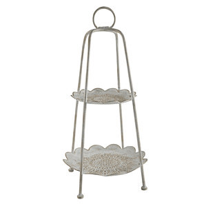 Bandeja De Aperitivos Home ESPRIT Blanco Dorado