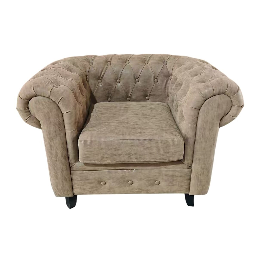 Sillón Home ESPRIT Marrón Vintage 76 Cm 1