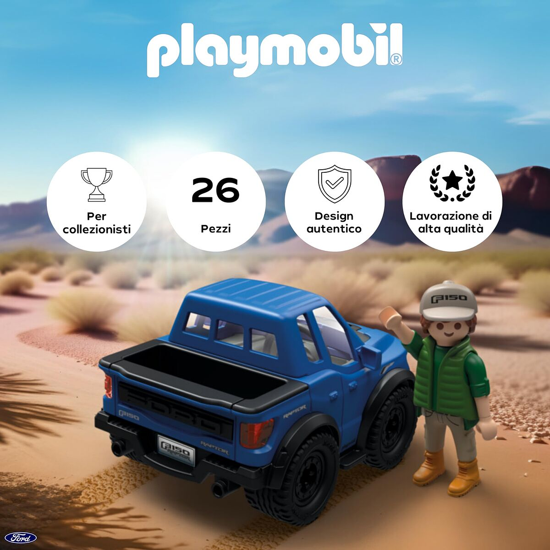 Playmobil Ford F‑150 Raptor 71858 Pack 26 Piezas 5