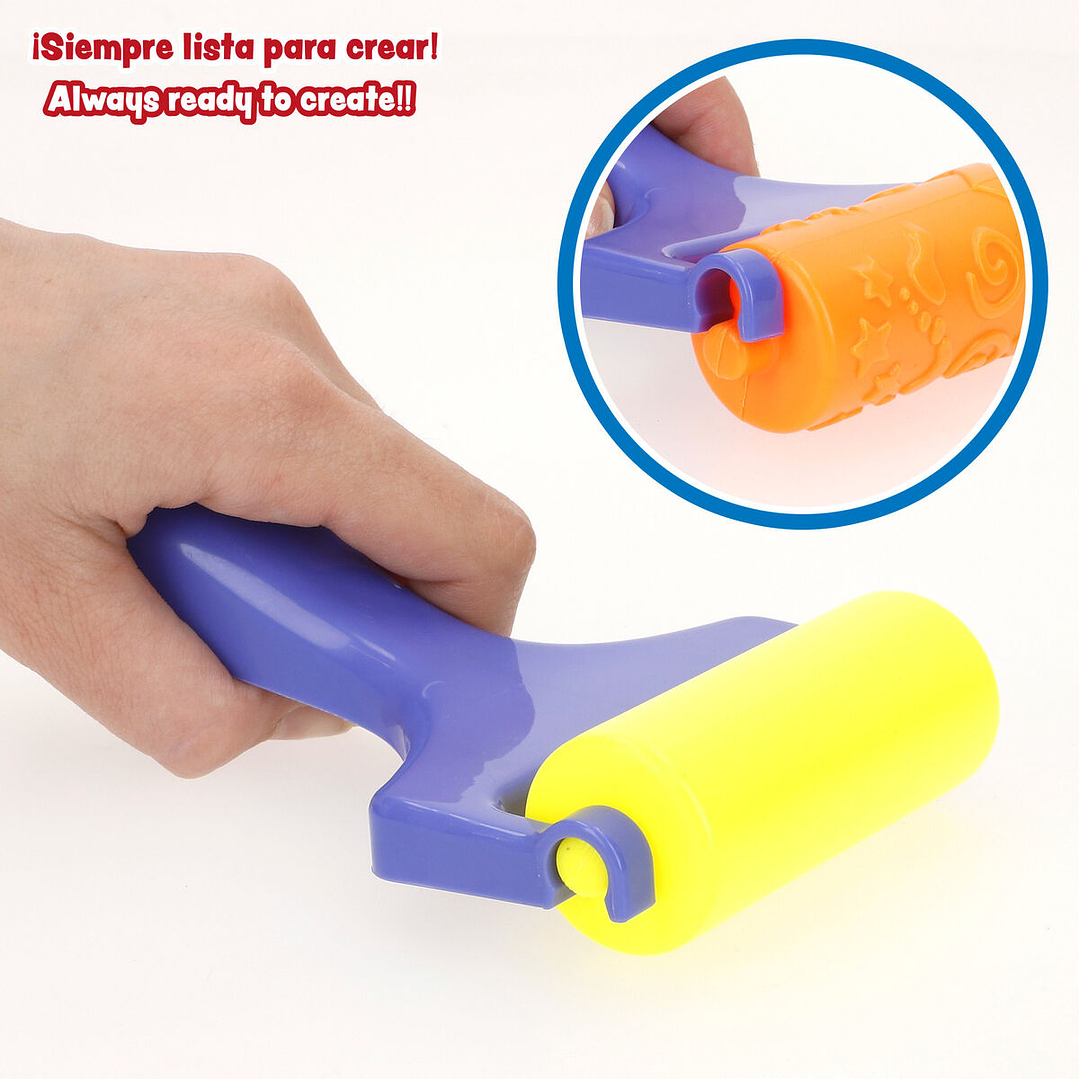 Set Arena Mágica Colorbaby 6 Colores 300 g 3