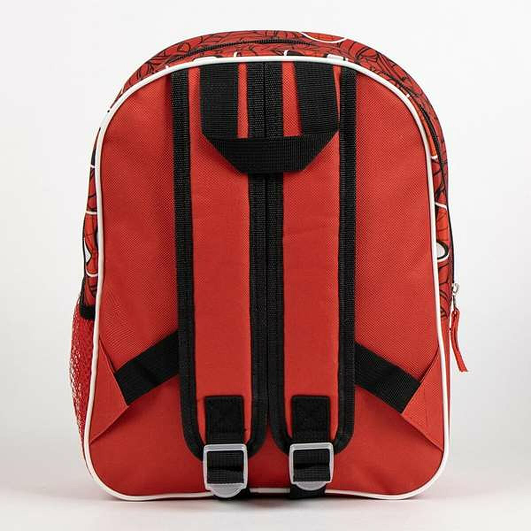 Mochila Escolar Spider‑Man Roja 25x31x10 cm 3