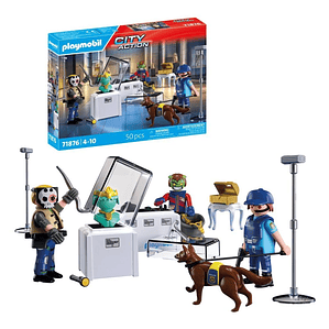 Playset Playmobil City Action Juego de Figuras y Vehículos