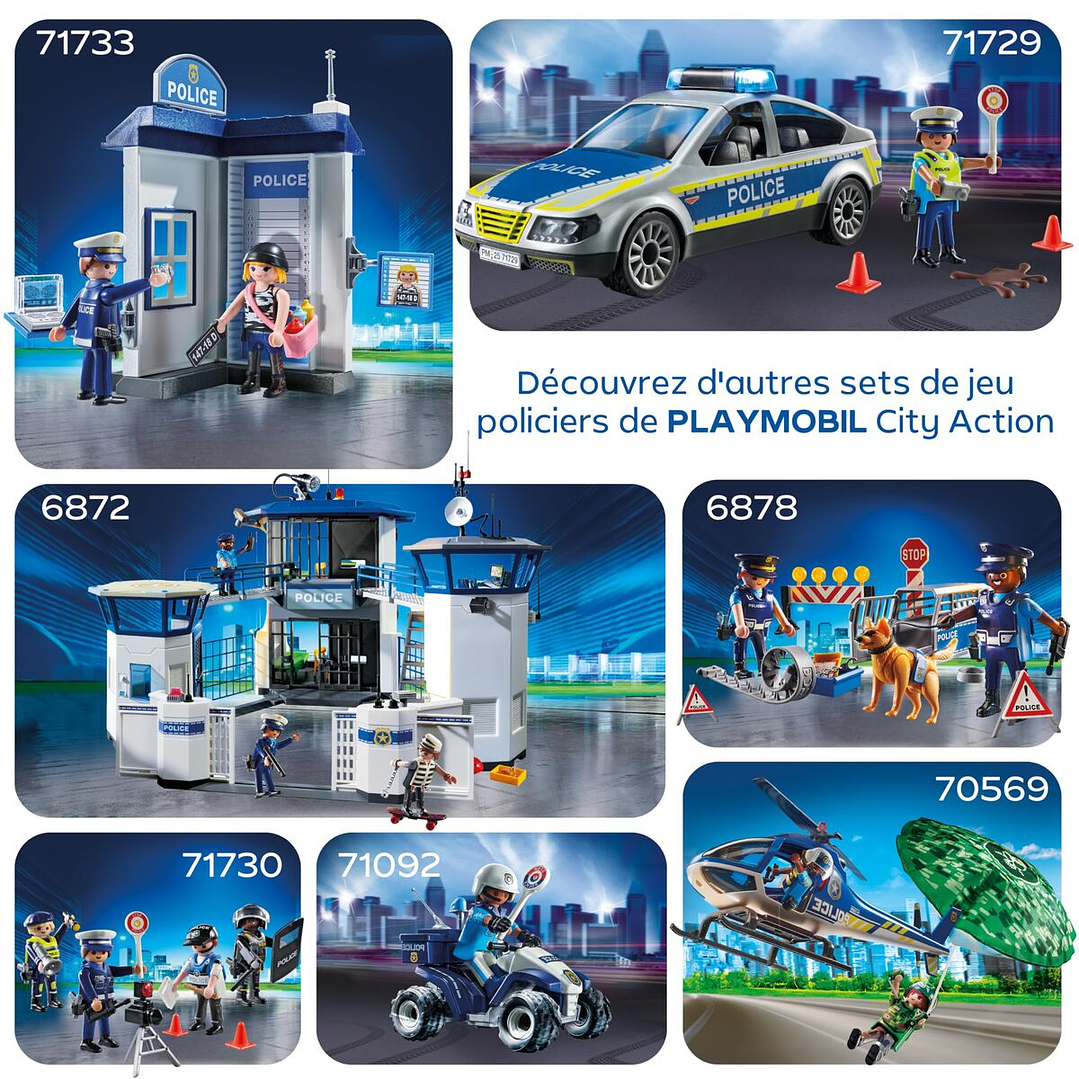 Playset Playmobil City Action Juego de Figuras y Vehículos 3
