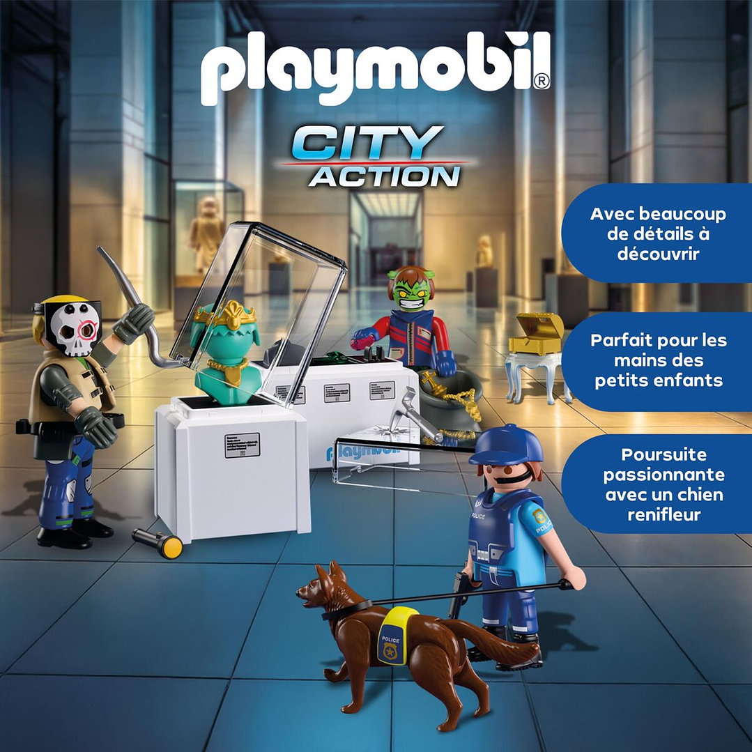 Playset Playmobil City Action Juego de Figuras y Vehículos 5