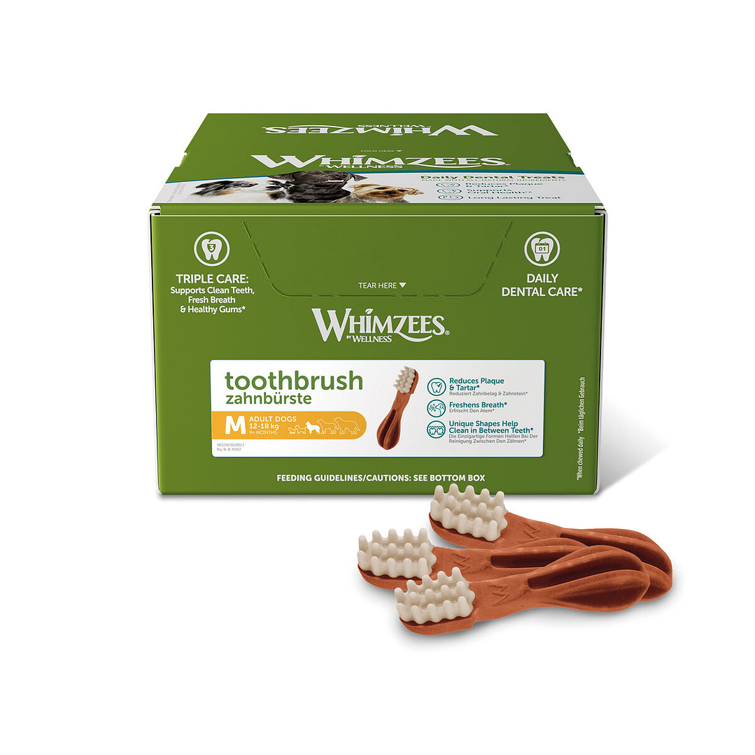 Whimzees Toothbrush 75 uds Snacks Dentales Perro 1
