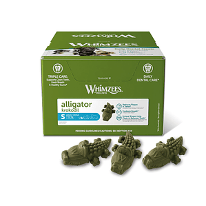 Whimzees Alligator Caja 150 uds Snacks Dentales