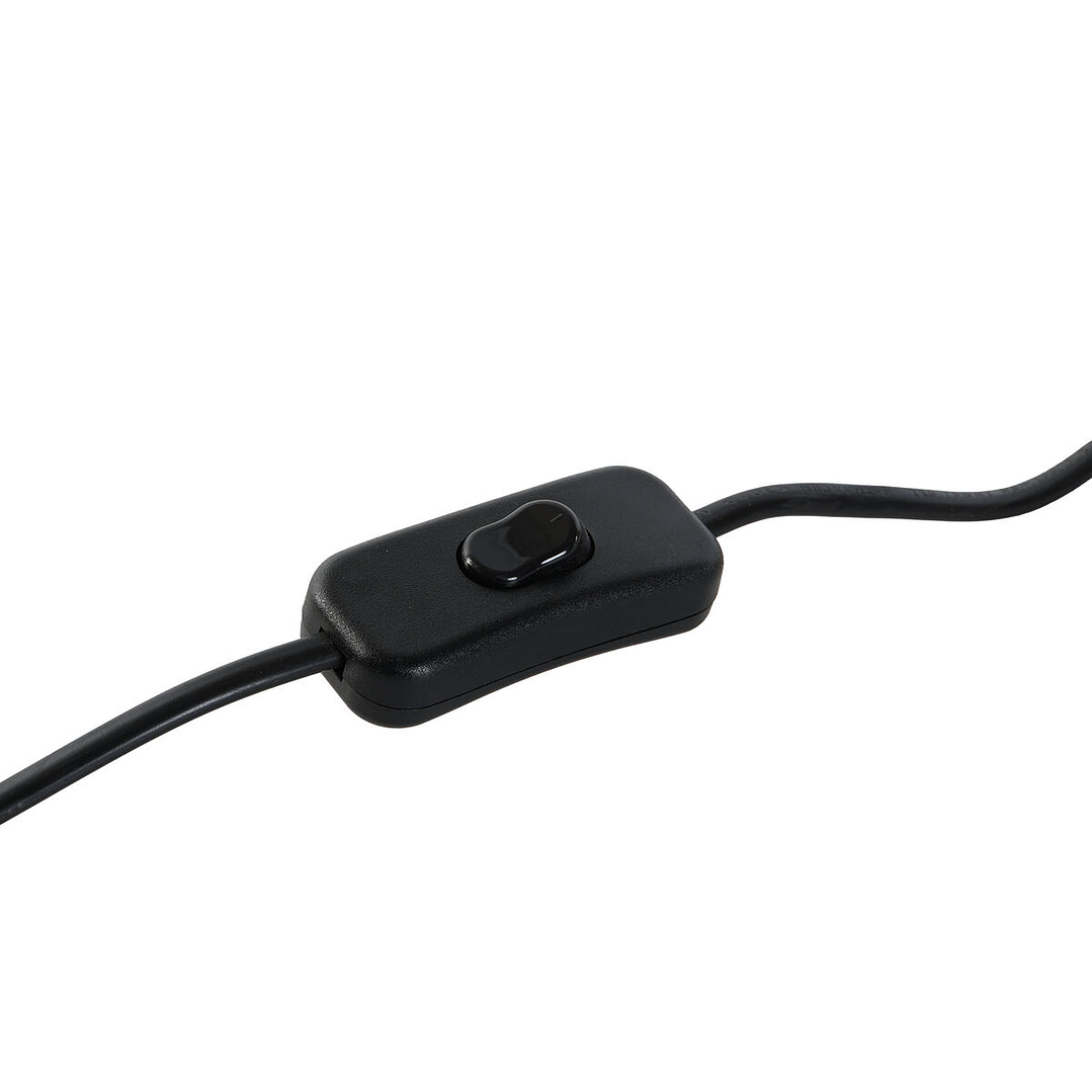 Lámpara De Mesa Home Esprit Yute Madera E27 2