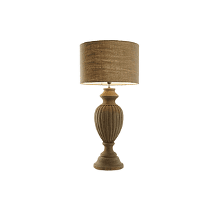 Lámpara De Mesa Home Esprit Yute Madera E27