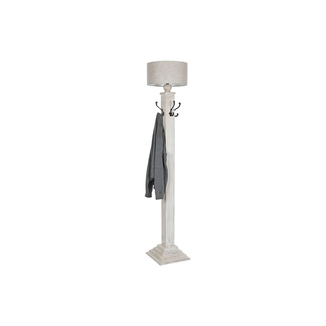 Lámpara De Pie Home Esprit Blanca E27 200 Cm 1