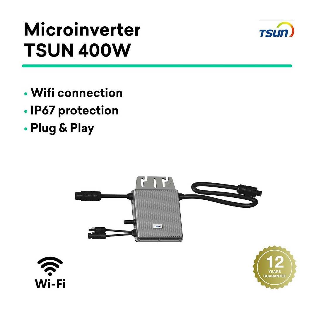 Kit Solar Autoinstalable Tornasol Flex 400W Balcón 2