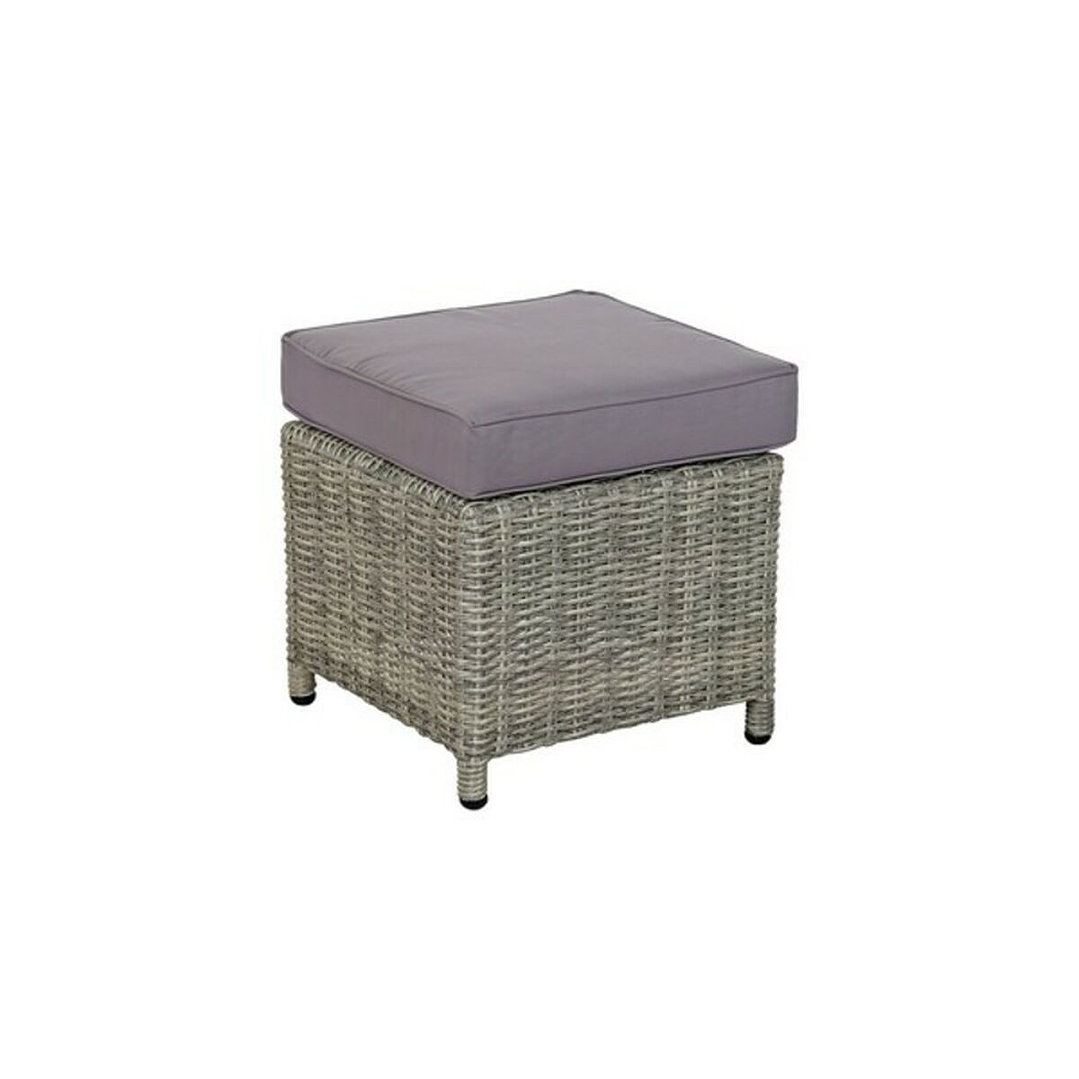 Conjunto de Sofá y Mesa de Jardín DKD Home Decor en Ratán Sintético Gris – 4 Piezas 2