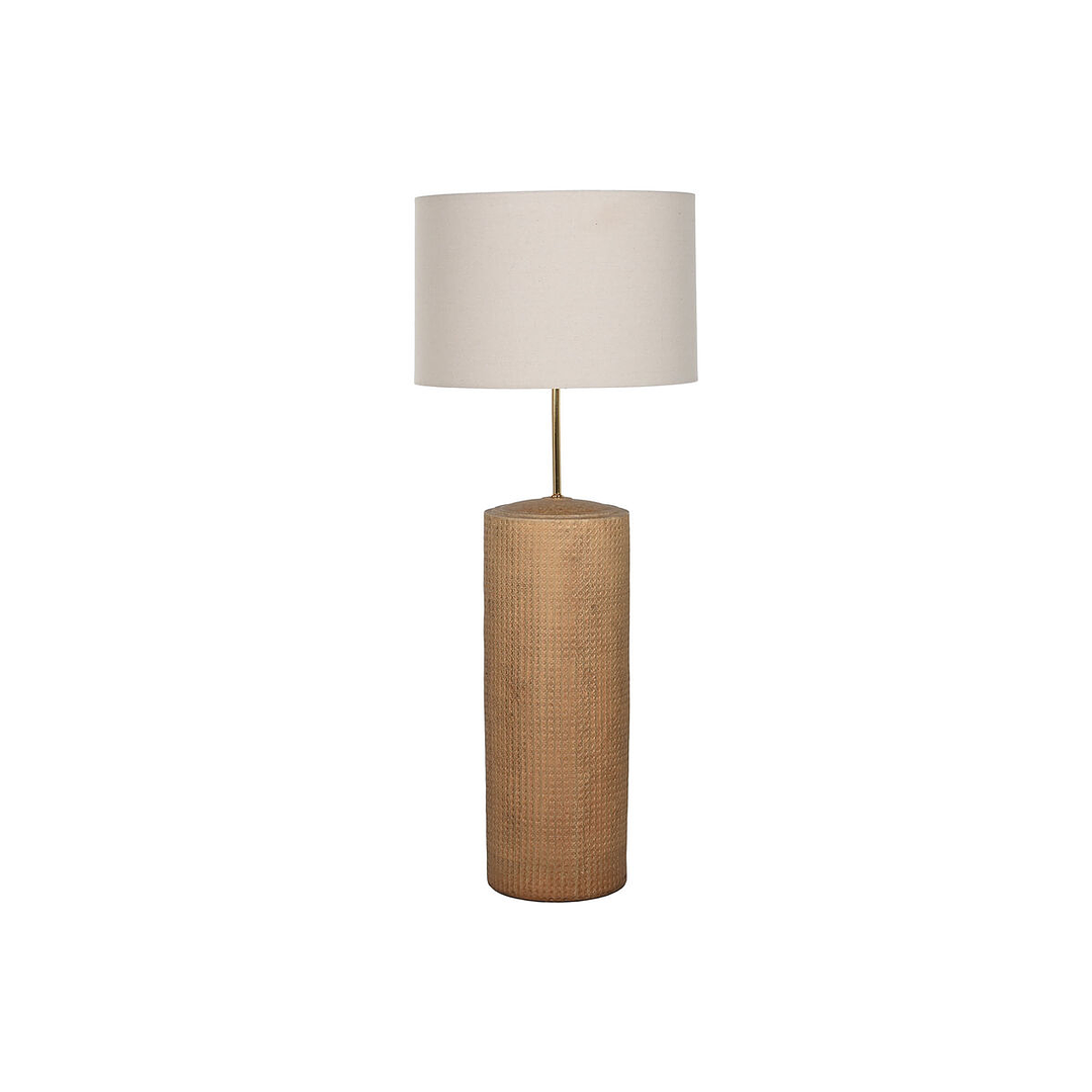Lámpara de Pie Home ESPRIT Marrón Beige Cerámica 220 V 1