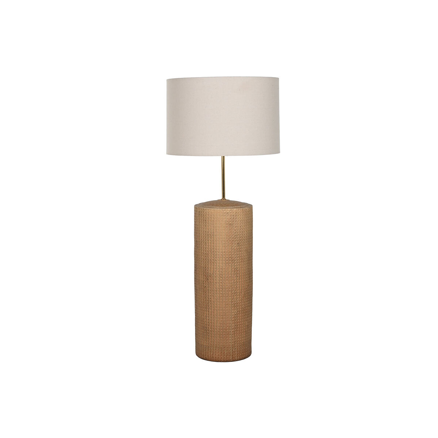 Lámpara de Pie Home ESPRIT Marrón Beige Cerámica 220 V 1