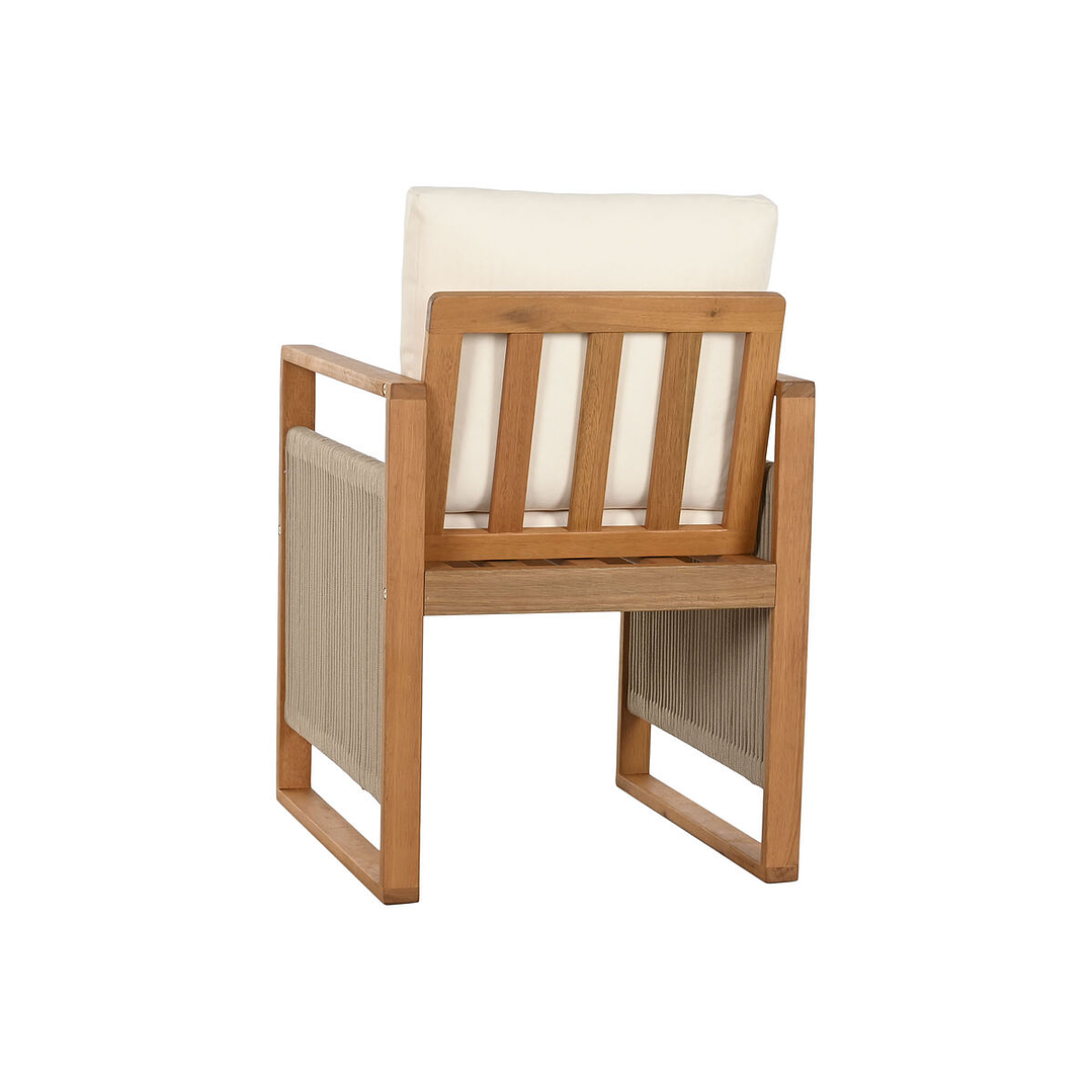 Conjunto Mesa y Sillas Home ESPRIT Marrón Eucalipto 230 cm 11