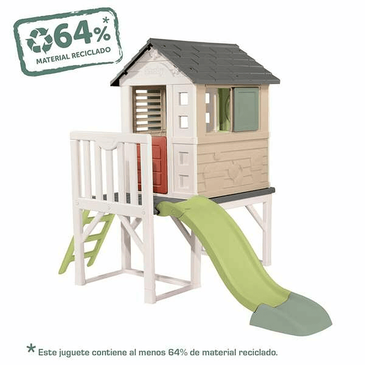 Casa Infantil Smoby con Tobogán para Exterior 1