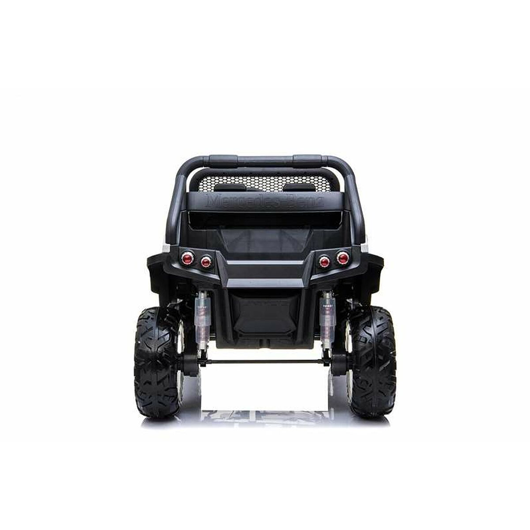 Coche Eléctrico Infantil Mercedes Unimog Blanco 12V 3