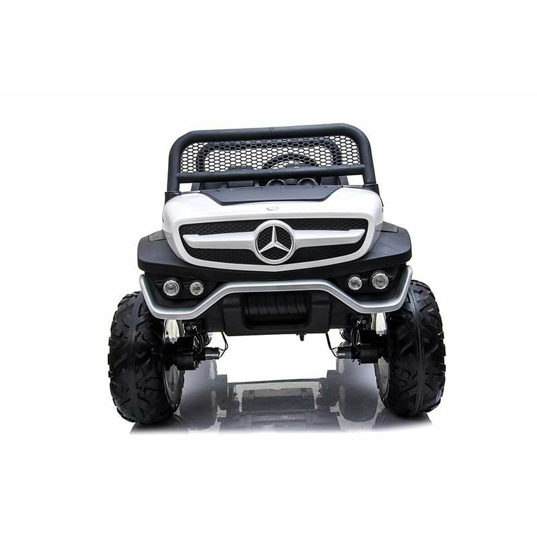 Coche Eléctrico Infantil Mercedes Unimog Blanco 12V 6