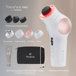 Set de Regalo Therabody TheraFace PRO Blanco LED Facial