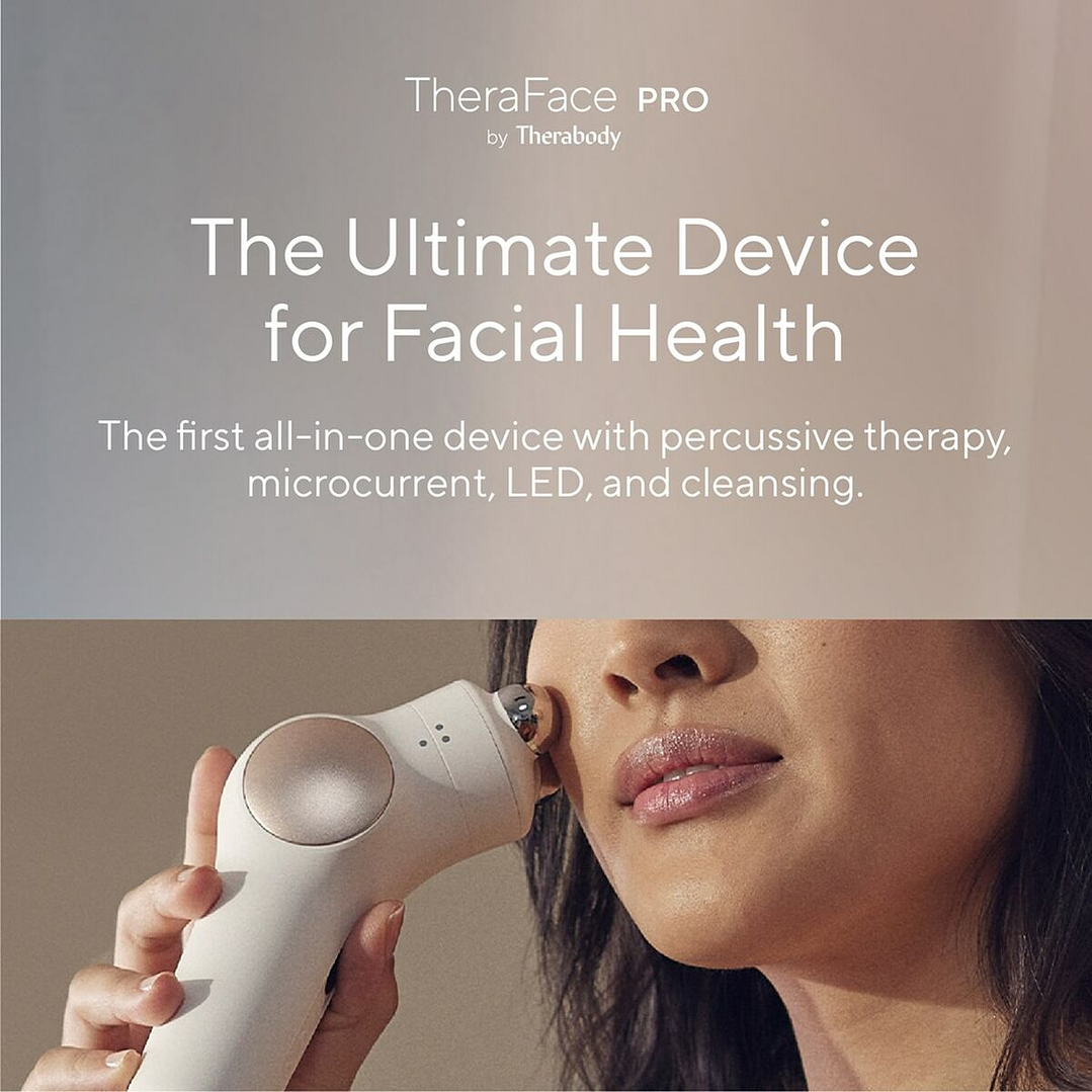 Set de Regalo Therabody TheraFace PRO Blanco LED Facial 27