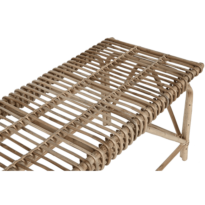 Banqueta Home ESPRIT Natural de Mimbre 130 cm 5