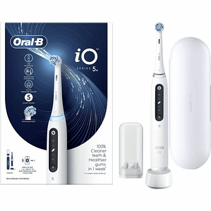 Cepillo Eléctrico Oral-B iO5n Blanco con Estuche