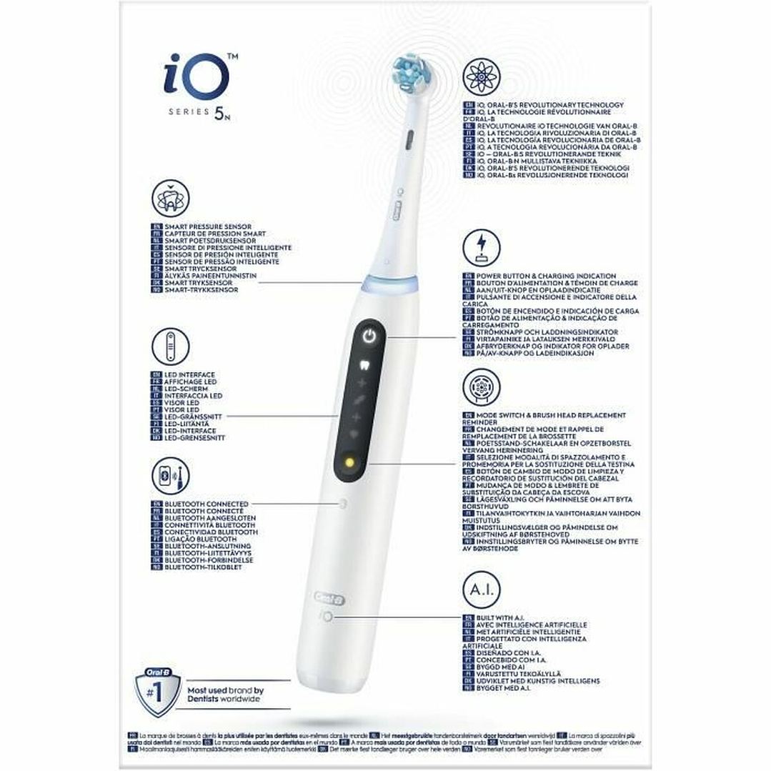 Cepillo Eléctrico Oral-B iO5n Blanco con Estuche 6